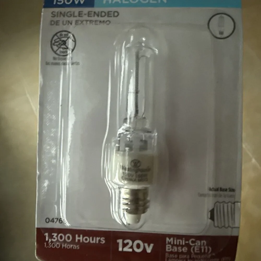 13 Westinghouse 150W Halogen E11 Mini-Can Bulbs 3000K Dimmable